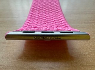 Apple Watch 45mm. Flamingo Braided Solo Loop 12