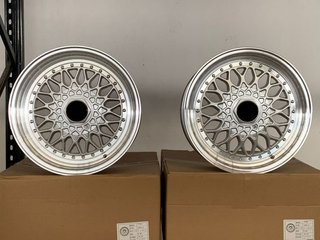 4 llantas godo rs 8x15 y 7x15- 4x100-108 et20 et25
