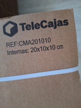 76 Cajas Cartón TeleCajas 20x10x10 cm