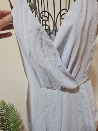 Vestido longo azul Shein tamanho M