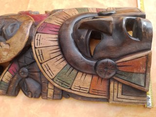 Máscara Decorativa de Madera
