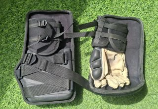 Guardas y guantes portero hockey patines