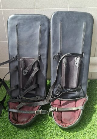 Guardas y guantes portero hockey patines