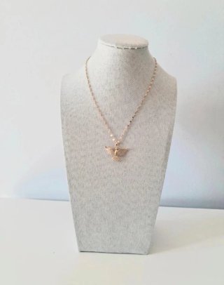 Elegante collar con colgante de pájaro vintage !!