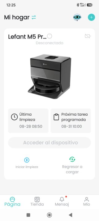 Aspiradora Robot Lefant M5 Pro con Base