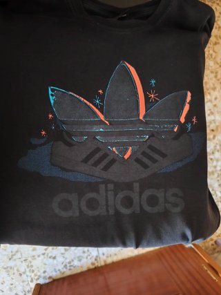 Camiseta Adidas Talla XXL Trébol Retro