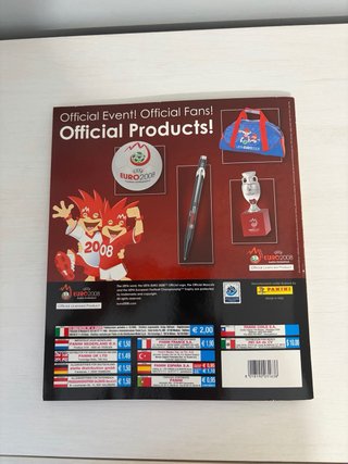 Álbum Cromos Panini Euro 2008 Austria-Switzerland