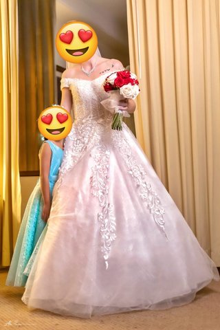 Vestido de Novia Princesa + Velo + Cancán