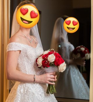 Vestido de Novia Princesa + Velo + Cancán