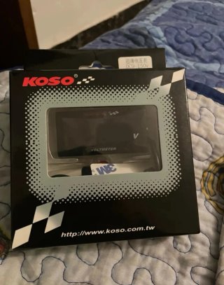 Voltímetro KOSO DC9-150V Negro