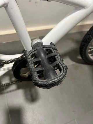 Bici niña Btwin blanca 20 pulgadas