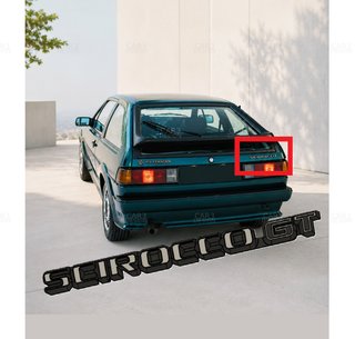 VW SCIROCCO MK2 EMBLEMA TRASERO (VARIAS VERSIONES)