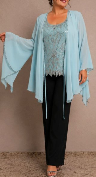 Conjunto Top Pedrería y Cárdigan Fiesta