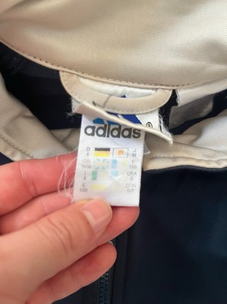 Chándal Adidas Negro y Beige