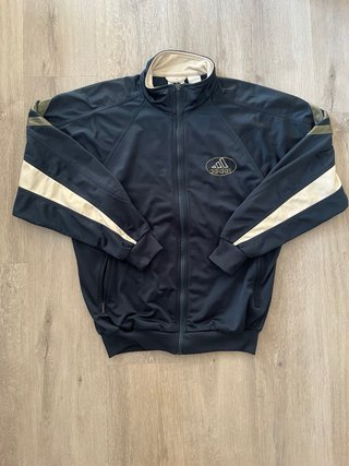 Chándal Adidas Negro y Beige