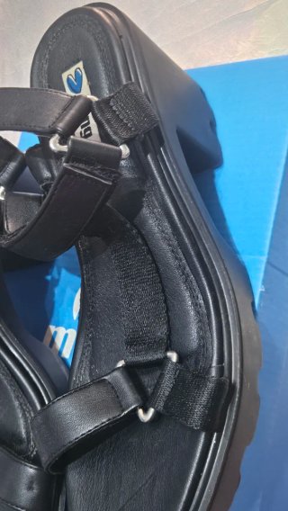 Sandalias Mustang Plataforma Negras