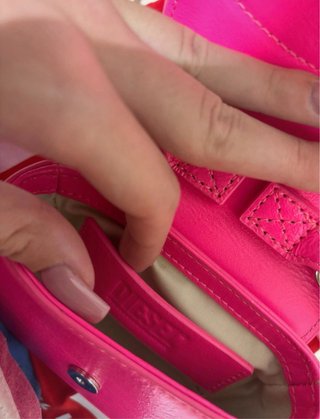 Mini borsa Diesel fucsia