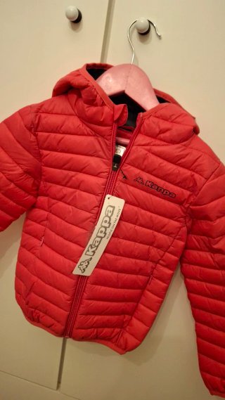 Piumino Kappa leggero fucsia 4 anni