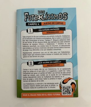 Los Futbolísimos Campo 4 Juego de Cartas
