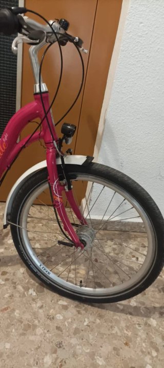 Bicicleta infantil Puki rosa