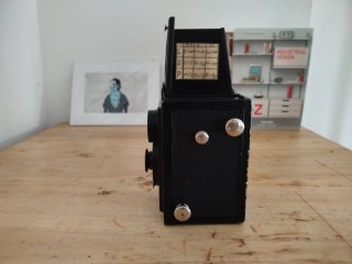 Voigtländer Brillant Fotocamera Biottica TLR Nero