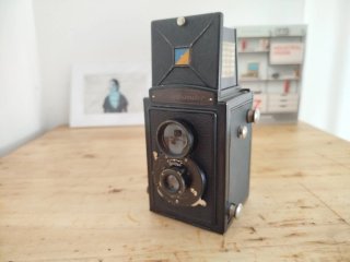 Voigtländer Brillant Fotocamera Biottica TLR Nero