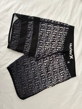Bañador Hurley Negro Estampado
