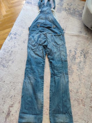 Mono vaquero azul