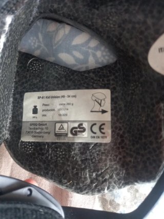 Casco bici infantil rosa flores