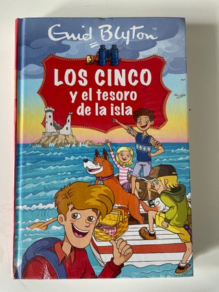Libro los cinco y el tesoro de la isla. Nuevo