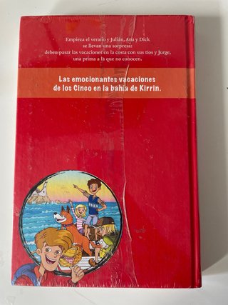 Libro los cinco y el tesoro de la isla. Nuevo