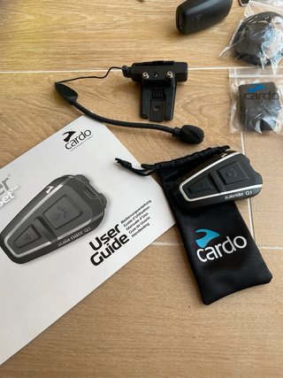 Casco BMW System 6 Evo flúor + Intercom Cardo