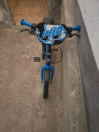 Bicicleta infantil 14 azul