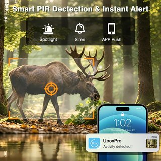 Cámara solar 4G doble lente con visión 2K