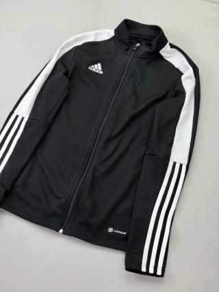 Chaqueta Deportiva Adidas Negra/Blanca Talla XS
