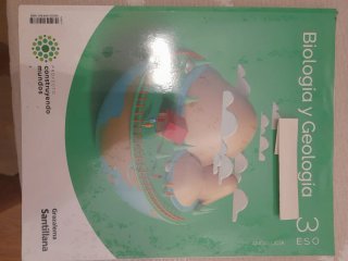 Libro de Biología y Geología 3 ESO Santillana