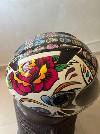 Casco Moto NZI Calaveras Día Muertos