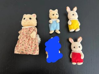 Familia Sylvanian Cats y Bunnies