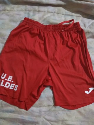 Pantalón de partido Joma U.E. Caldes Rojo