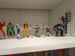 Figuritas Marvel de Plomo