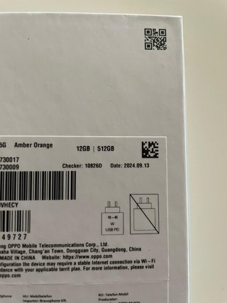Oppo Reno 12 Naranja/Rosa