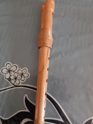 Flauta dulce de madera