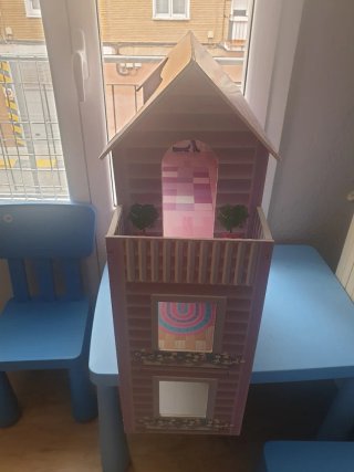Casita de muñecas rosa ( 2 ) 7 cada uno