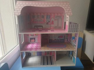 Casita de muñecas rosa ( 2 ) 7 cada uno
