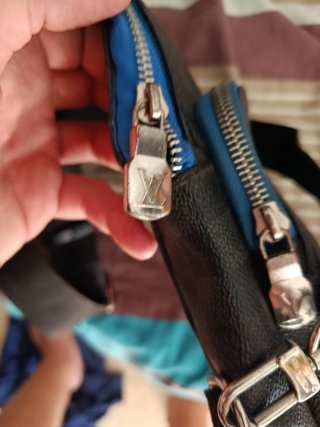 Bandolera Negra y Azul