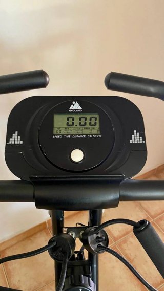 Bicicleta Estática Plegable con Ruedas