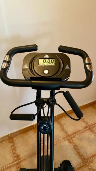 Bicicleta Estática Plegable con Ruedas