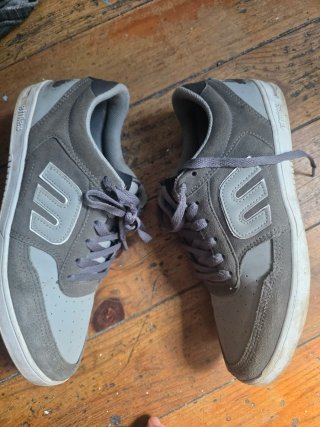 Zapatillas Etnies Hombre Grises y Blancas