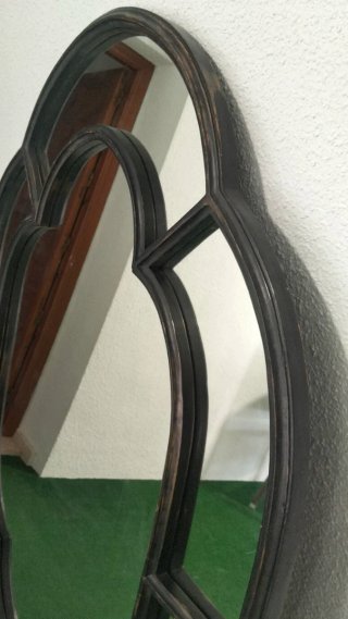 Espejo Grande Decorativo Negro  160/120