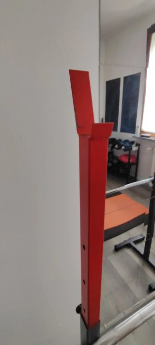 Rack per squat + bilanciere
